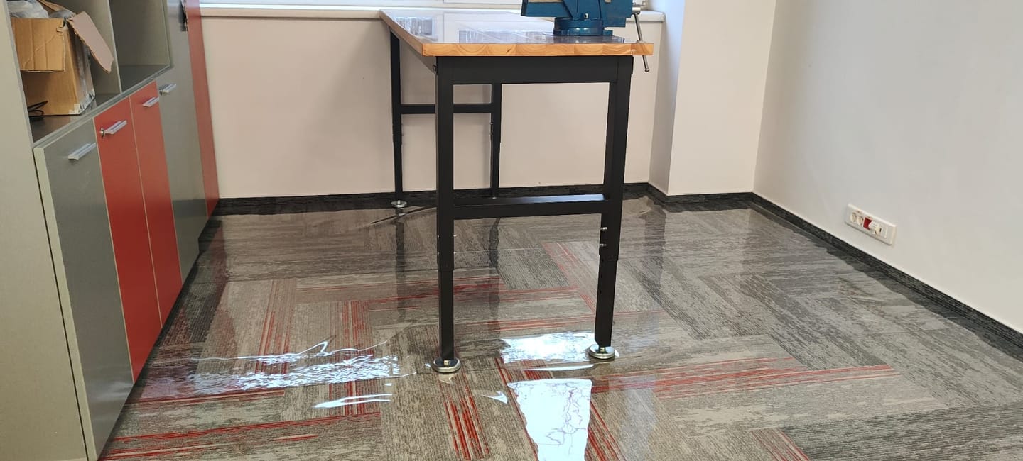 Customer photo review of Folie protectie din PVC siliconizat,  grosime 1.2 mm, transparent, latime 100 cm