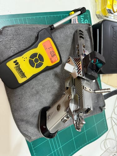 Customer photo review of 1911/2011 Red Dot Scope Multi Mount | Universal Optic Mount