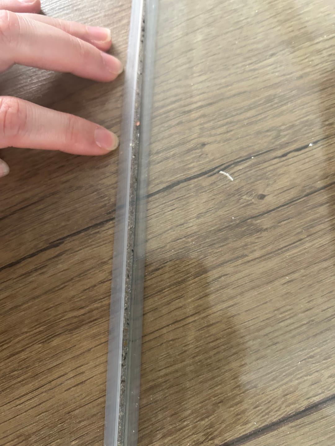 Customer photo review of Silikon-Dichtlippe Schmutzlippe für Glasplatte, Kaminplatte, Ofenplatte, Bodenplatte - 3-fach ULTRA