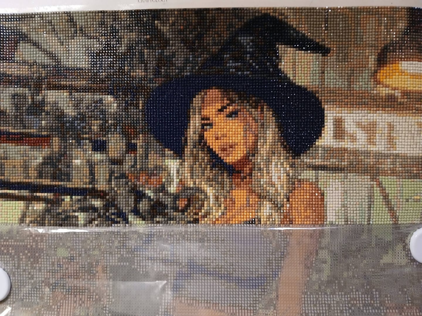 Customer photo review of Witch of the Wild Bloom - Exclusive Premium Diamond Painting Kit