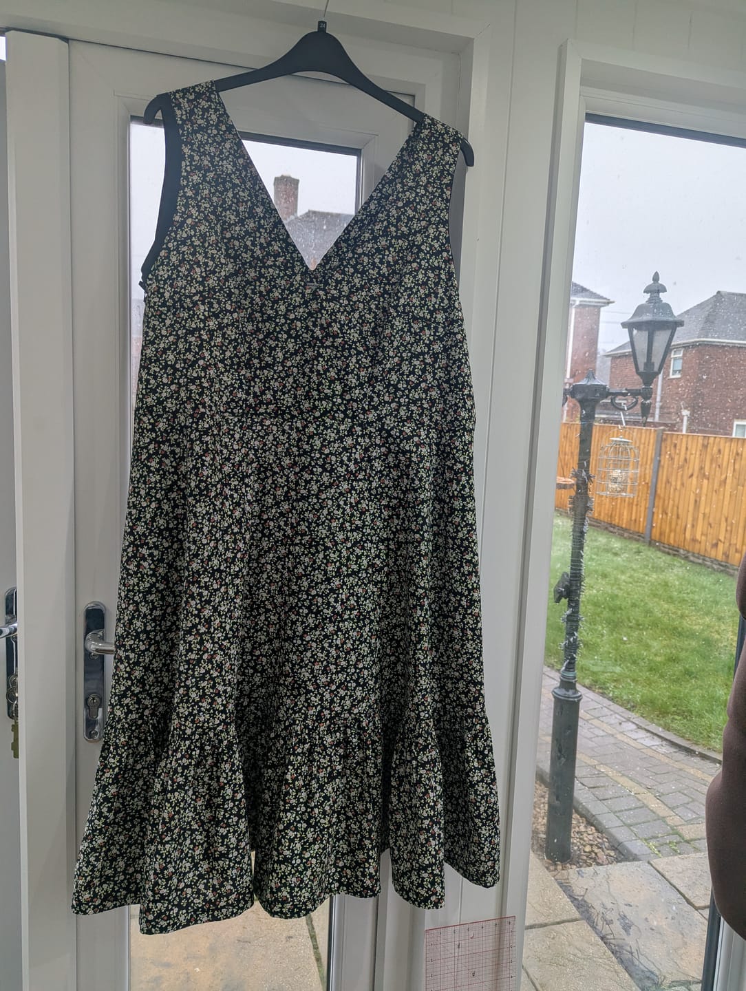 Customer photo review of Small Floral Garden Cotton Poplin Fabric
