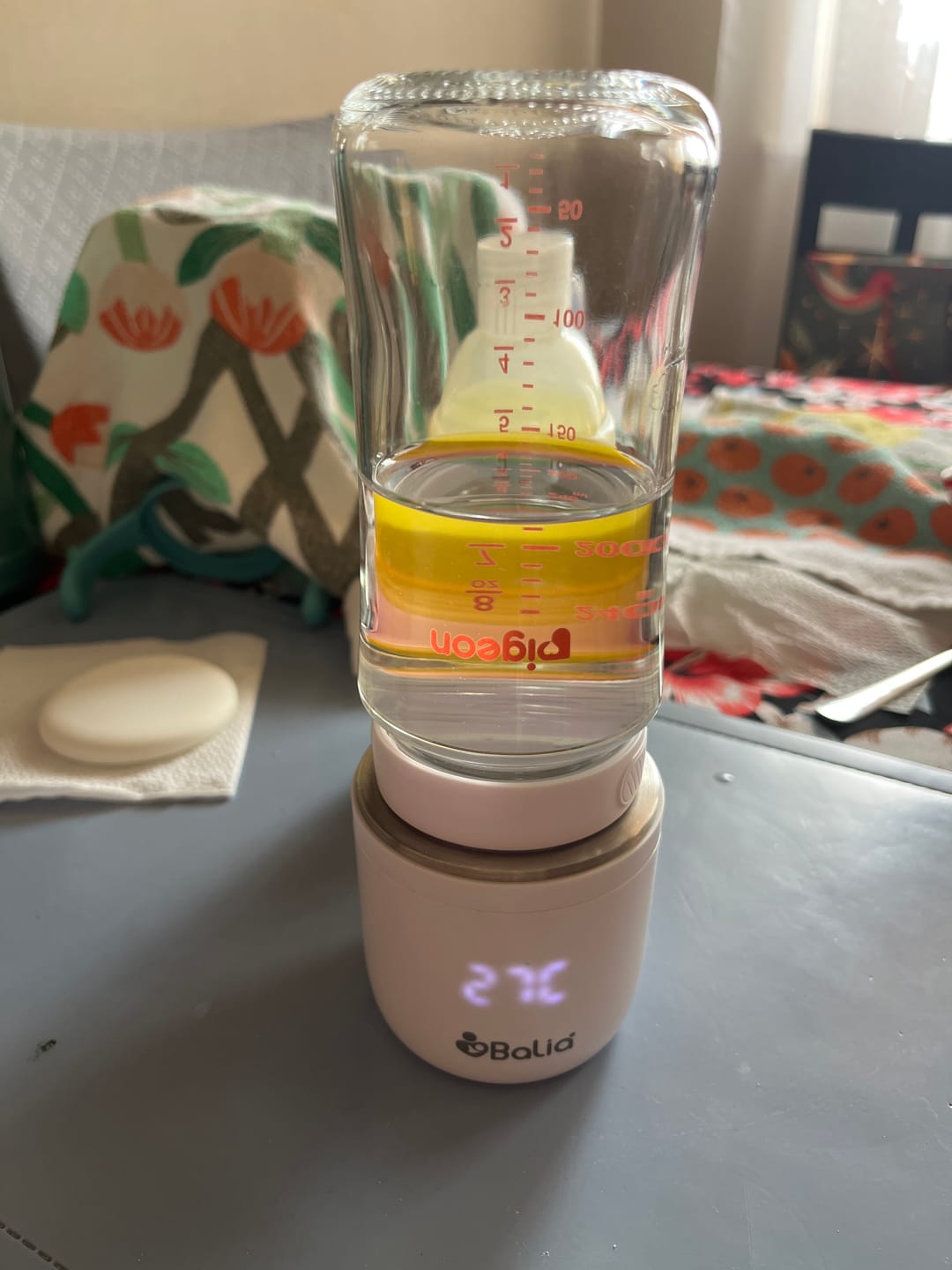 Customer photo review of Calentador de mamaderas portátil