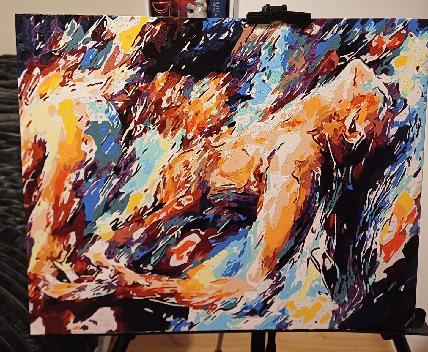 Customer photo review of Two Lovers | Paint by Numbers