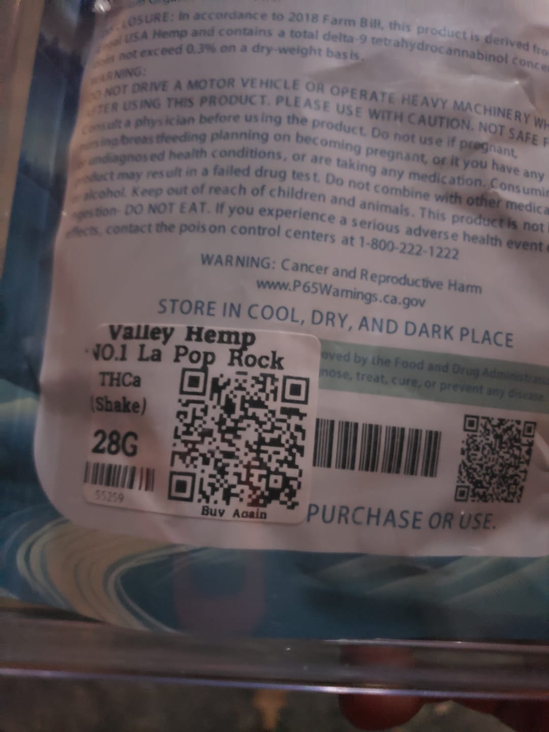 Customer photo review of No 1. LA Pop Rock THCa Shake