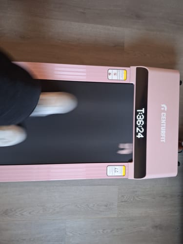 Customer photo review of Caminadora Electrica Rosa Walking Pad 6km/h Control Remoto