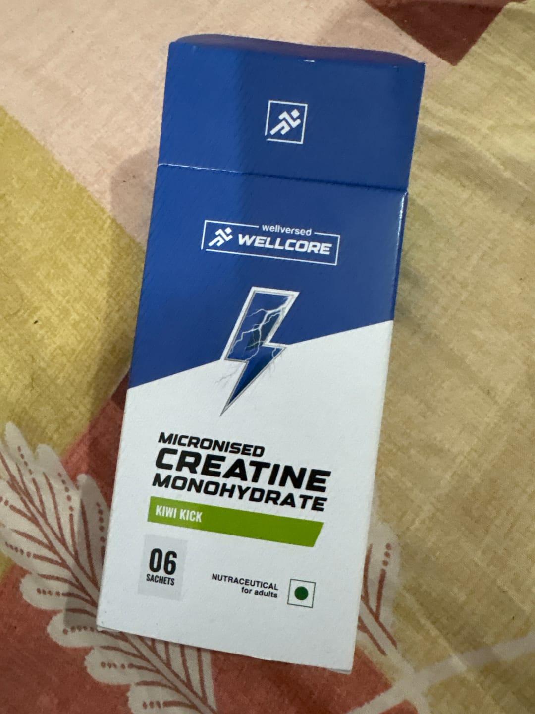 Customer photo review of Wellcore - Pure Micronised Creatine Monohydrate | Kiwi Kick (6 Sachets)
