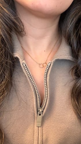 Customer photo review of 'Forever & Always' Links Necklace - Available in Gold Plated + Silver