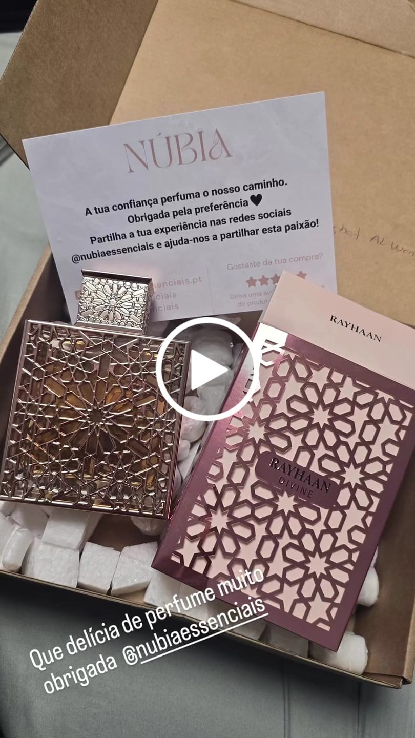 Customer video review of PERFUME RAYHAAN DIVINE - 100ML
