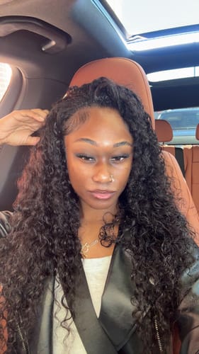Customer photo review of Burmese Curly Natural Black Hair Bundles 1/3/4Pcs | Hair Extensions