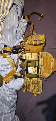 Customer photo review of Paradox Tactical MOD-X Modular Chest Rig Multicam Original