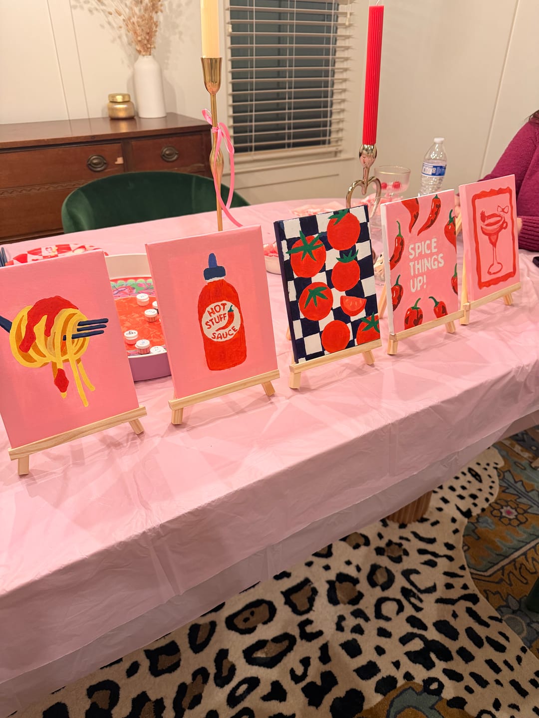 Customer photo review of 6 Mini Paintings | Spicy Set