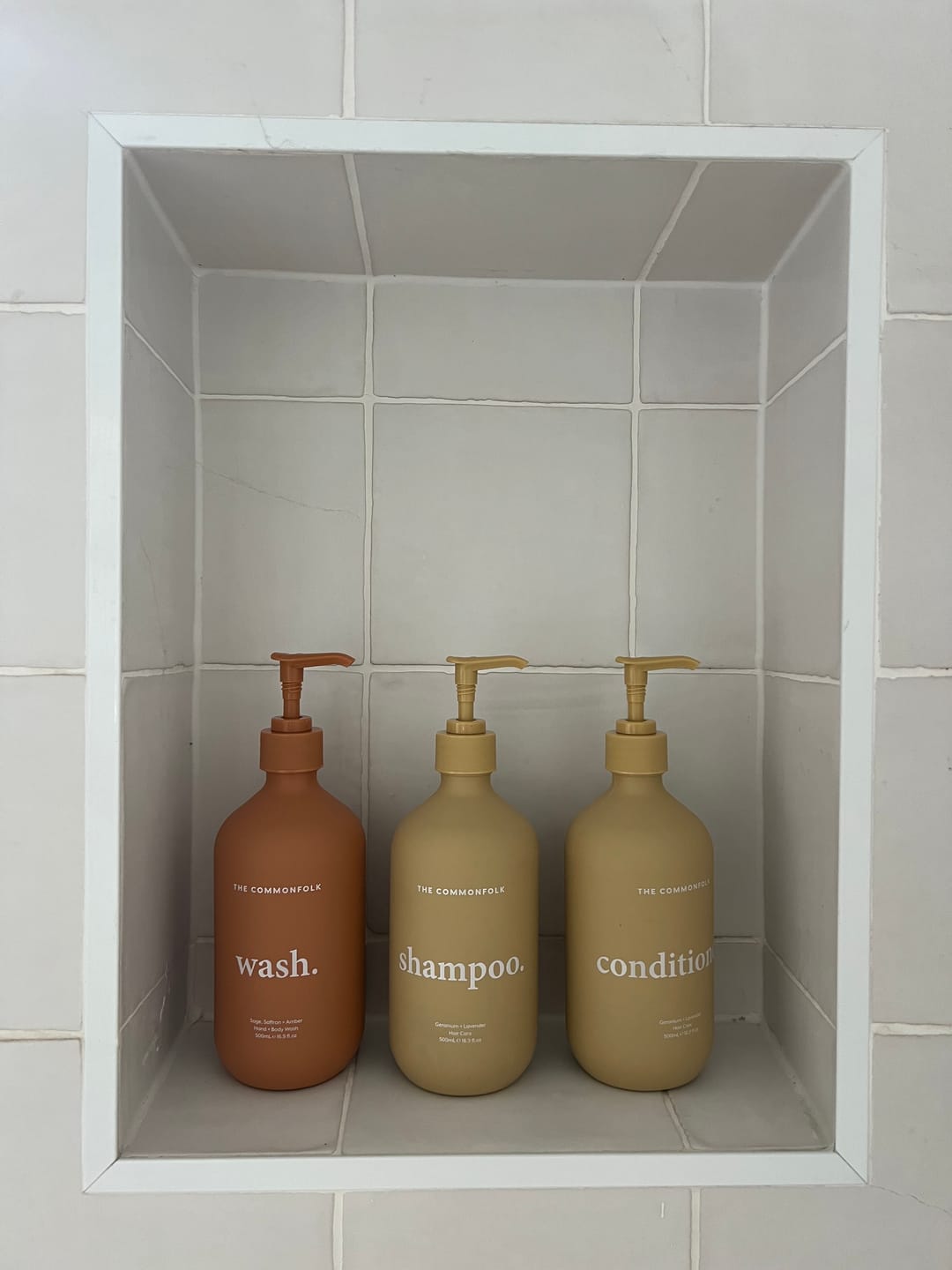 Customer photo review of Keep It Simple Shower Trio