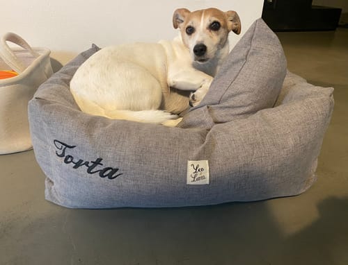 Customer photo review of Divanetto Mattias Grigio Medio (Soft Touch)