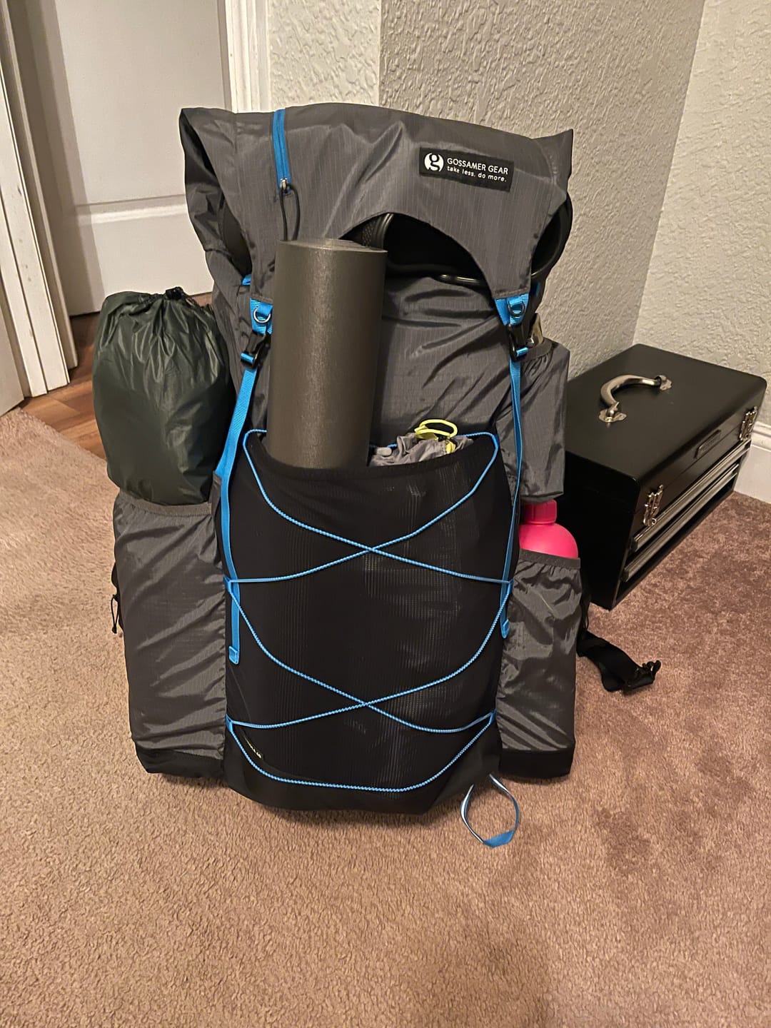 Customer photo review of Mariposa 60 Backpack