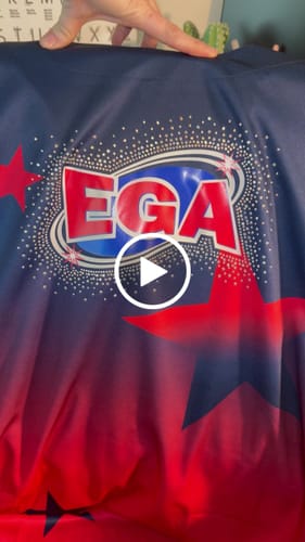 Customer video review of Custom Gold Red Gradient Star Graffiti Pattern Authentic Baseball Jersey