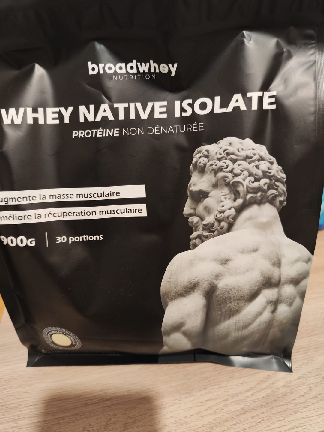 Customer photo review of Whey Isolate Native