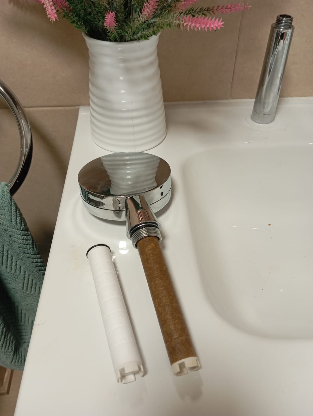 Customer photo review of Recambios filtro de ducha