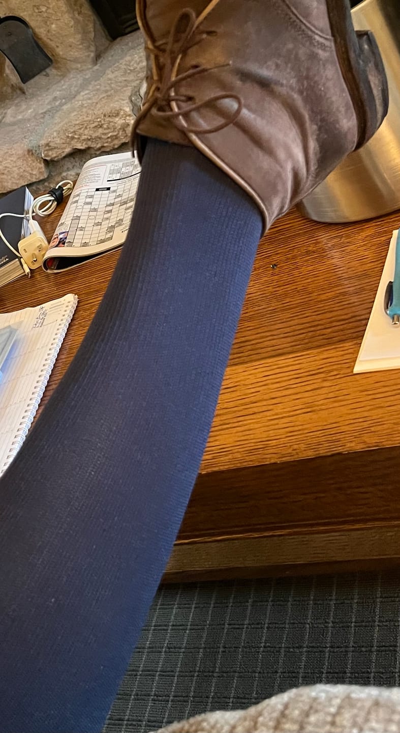 Customer photo review of Orthopädische Kompressionsstrümpfe Klasse 1