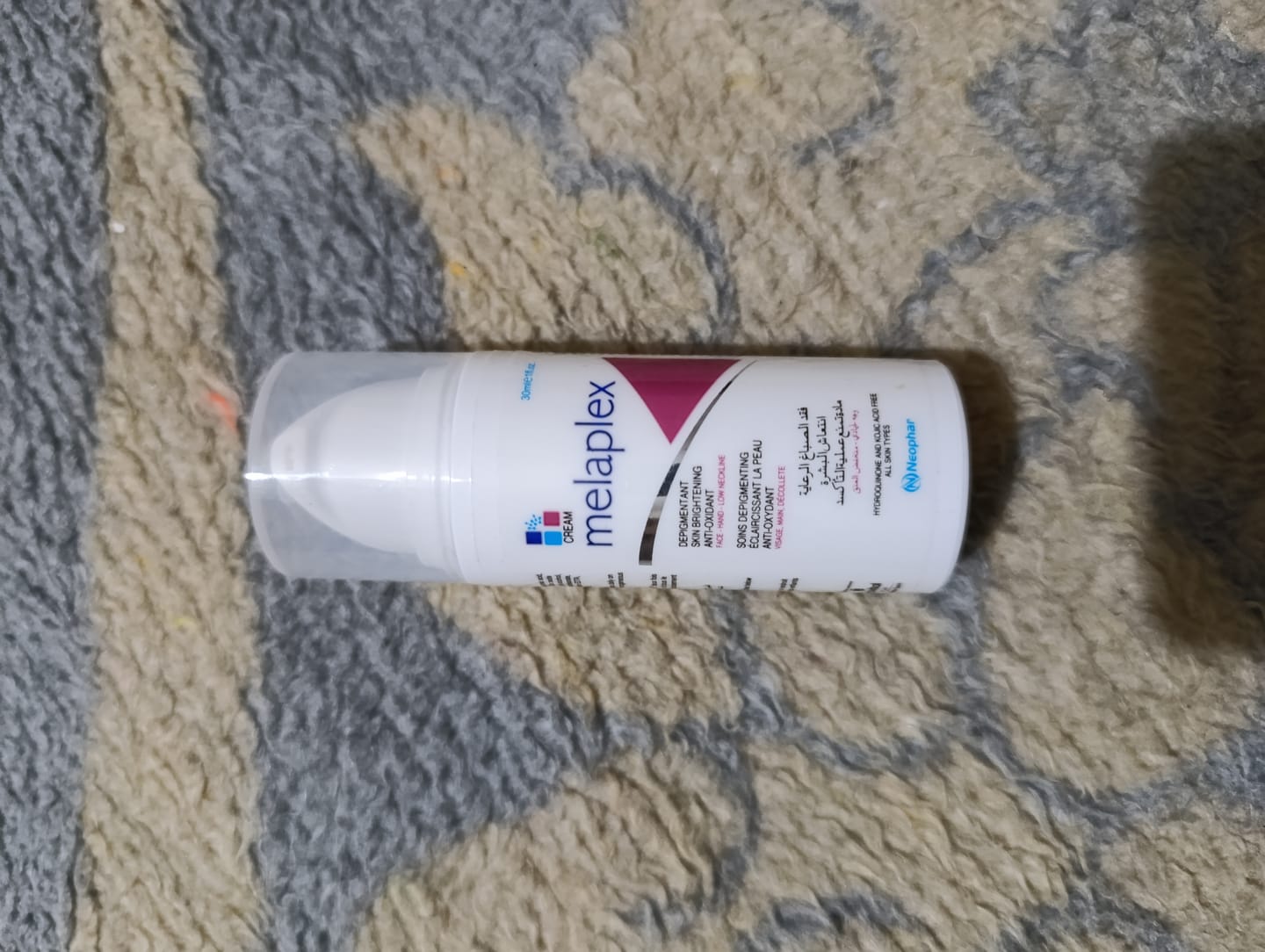 Customer photo review of Melaplex Cream