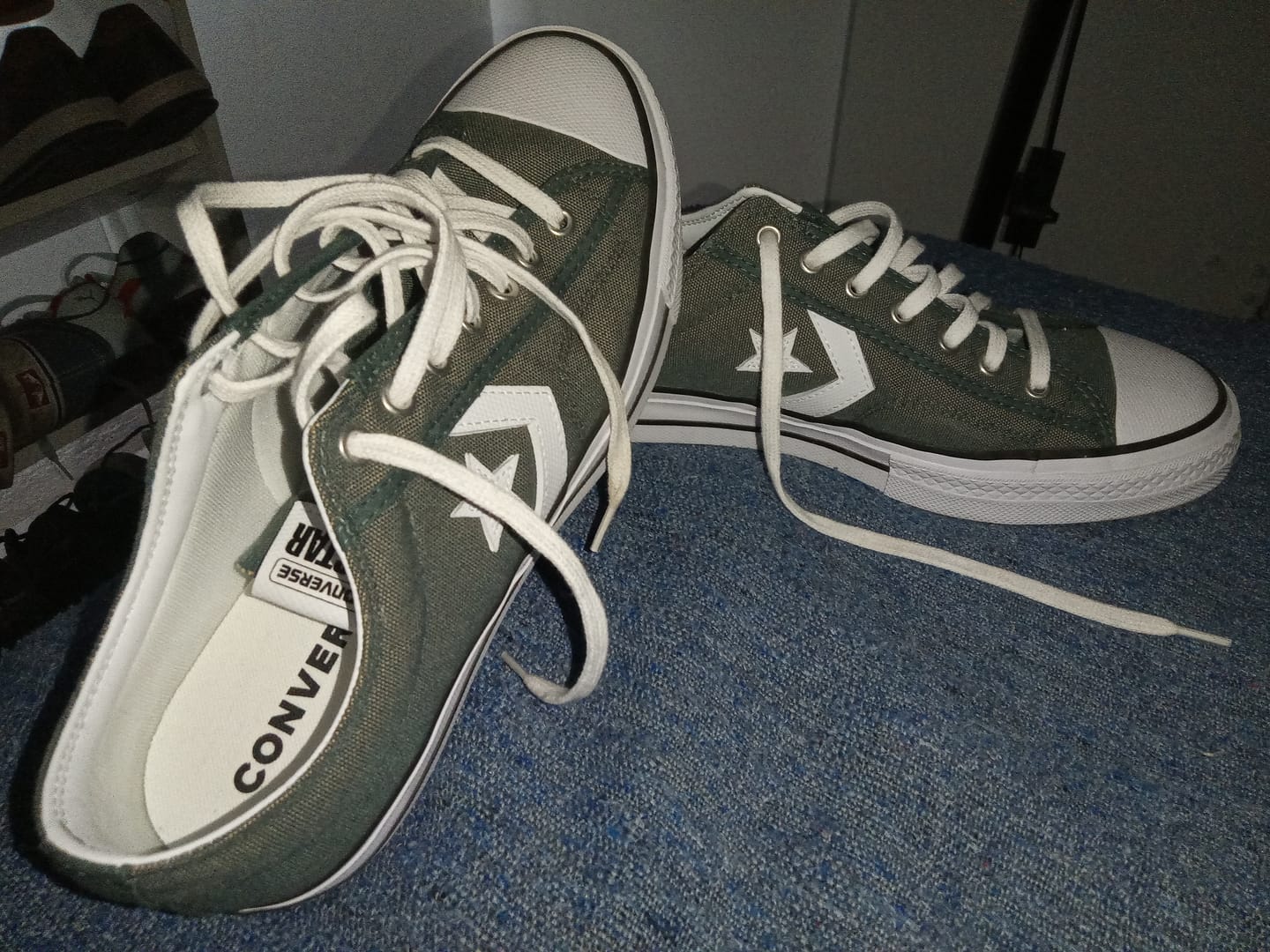 Customer photo review of Zapatillas Converse Star Player 76 Gris Verde