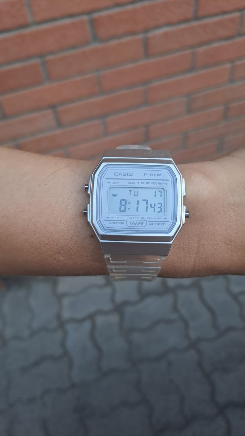 Customer photo review of Reloj Casio Vintage F-91WS-7JH Mercado Japonés JDM
