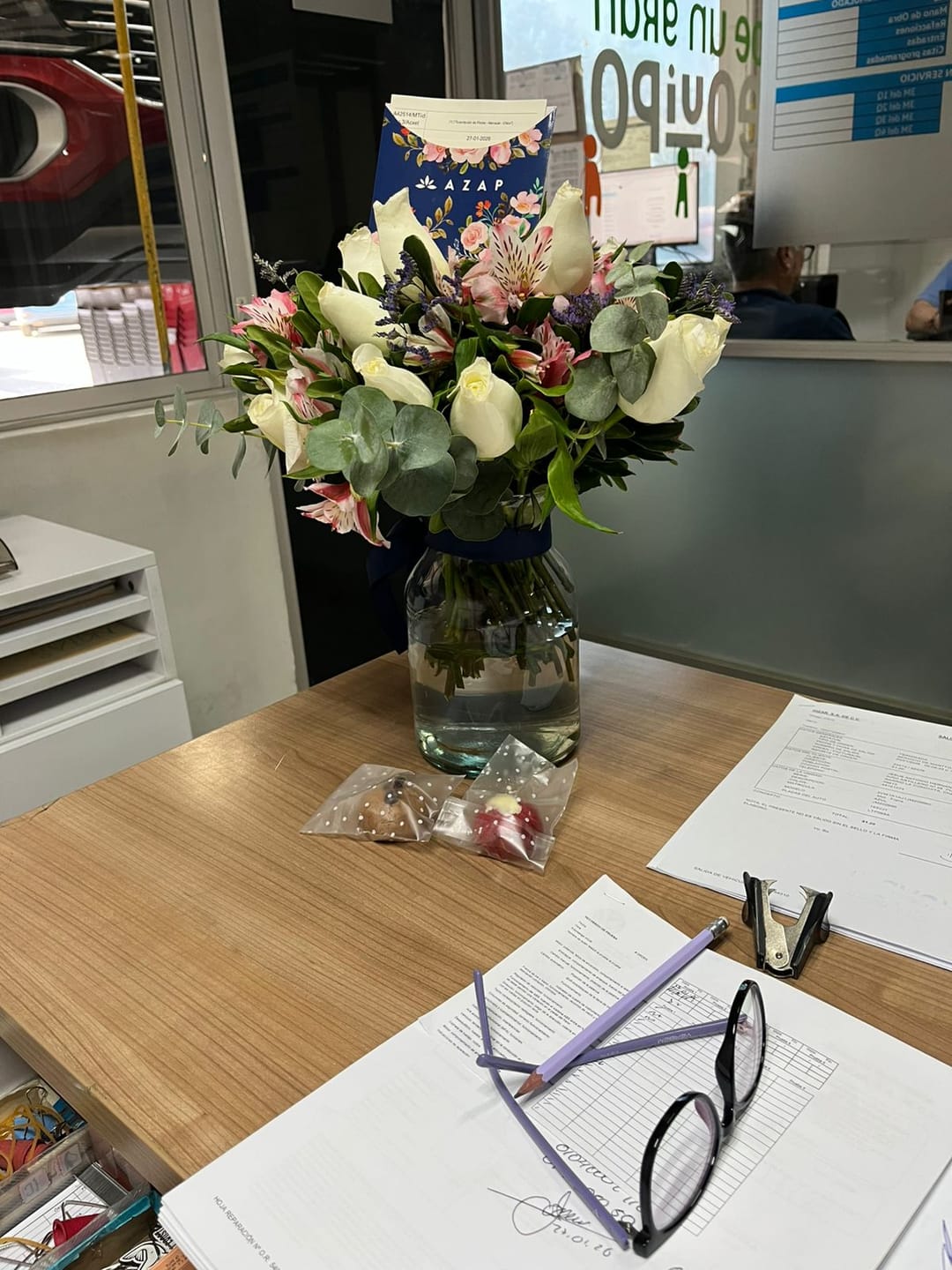 Customer photo review of Suscripción de Flores - Mensual