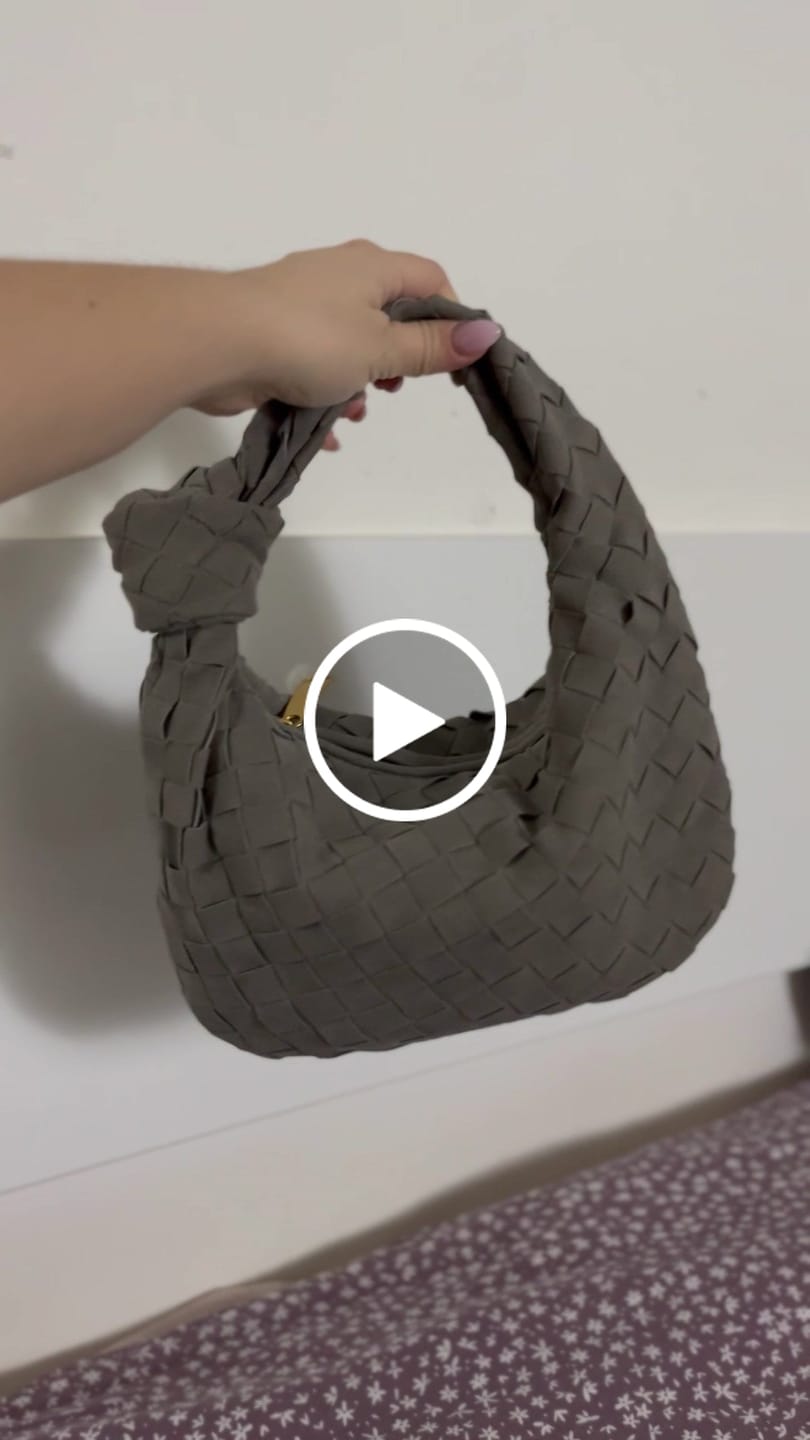 Customer video review of Woven Bag Mini Suede