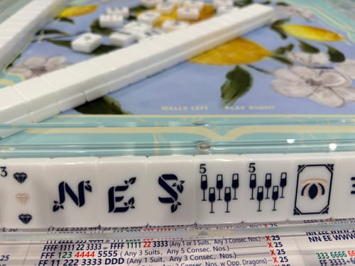 Customer photo review of Crystal-Clear Mahjong Racks