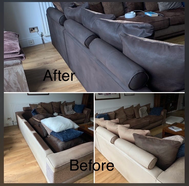 Customer photo review of Fabric Paint -- Dark Brown