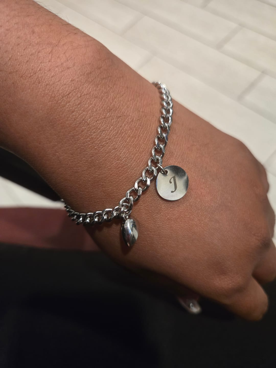 Customer photo review of Magnetic Love Letter Bracelet Set