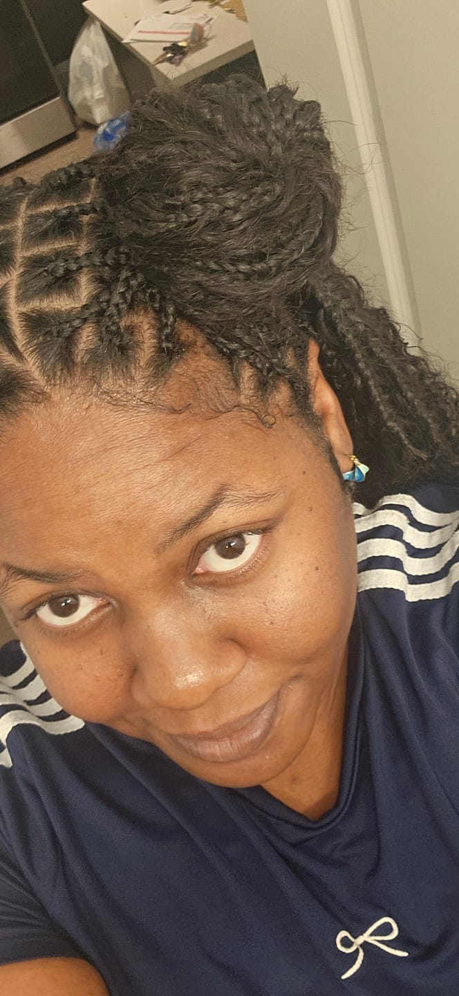Customer photo review of Water Deep Wave Weft Bundles Human Hair