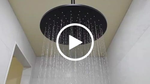 Customer video review of 12 Inch Rain Shower Head