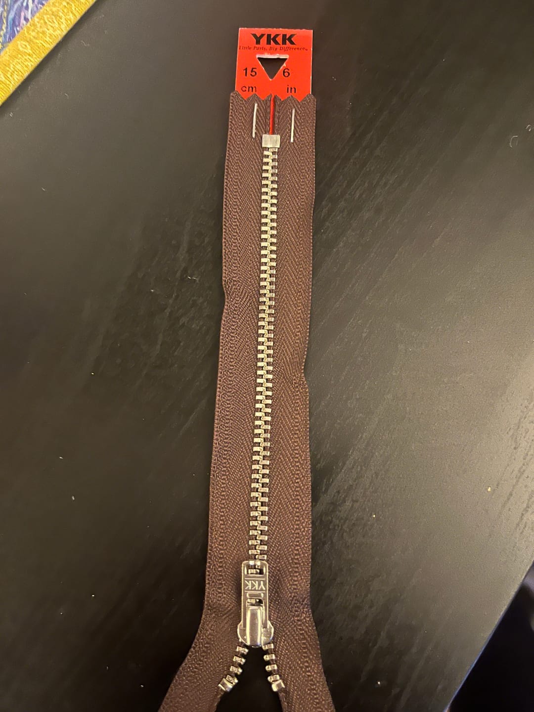 Customer photo review of YKK Metal Trouser Zip