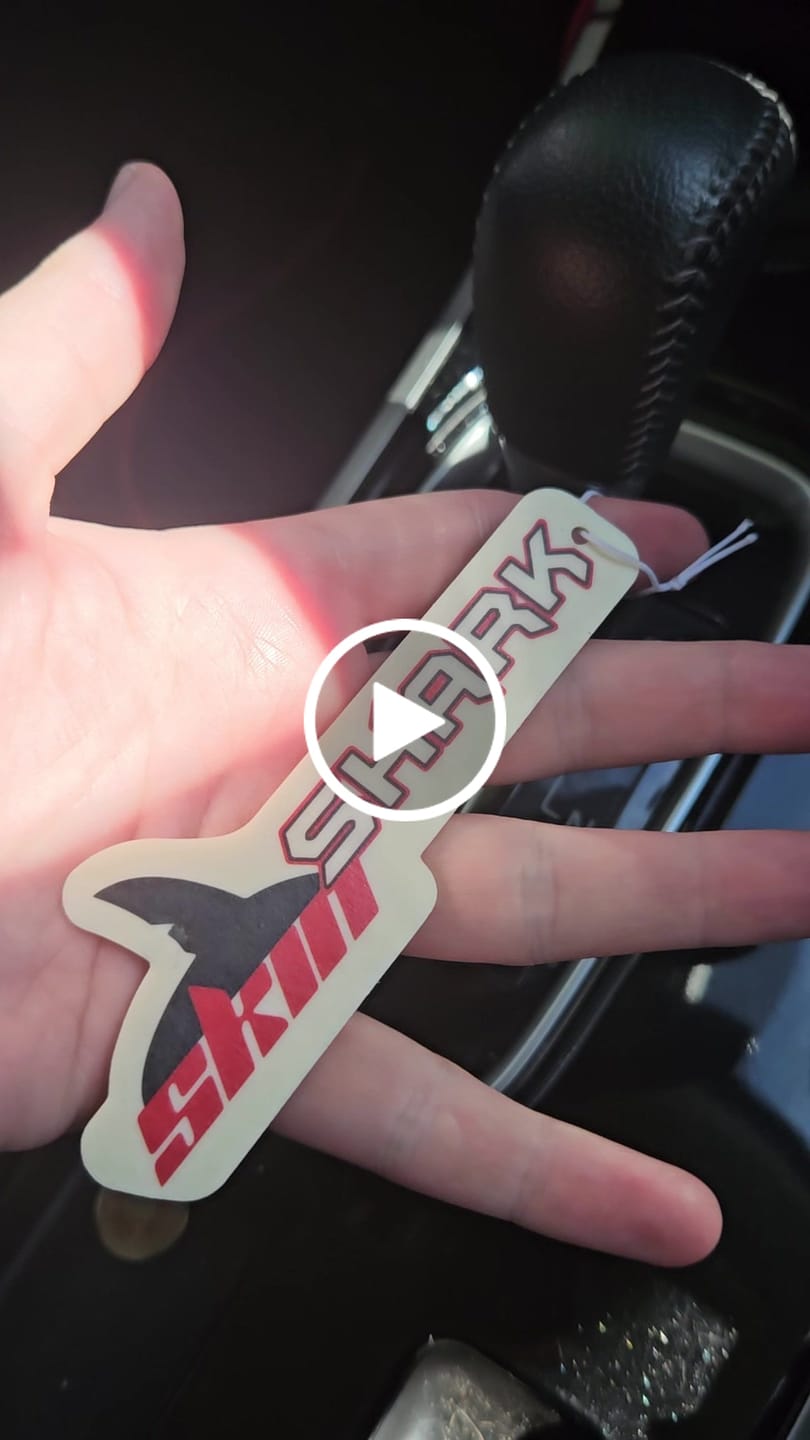 Customer video review of Sharkskin Ocean Scent Car Air Freshener – Long-Lasting Freshness for Your Ride