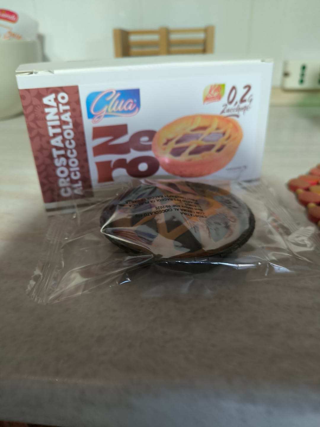 Customer photo review of Crostatine con crema al cioccolato
