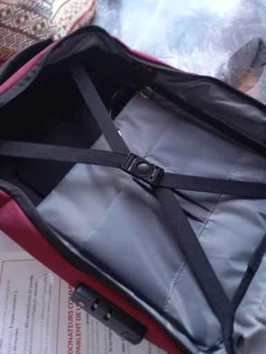 Customer photo review of Sac à Dos Ordinateur Sécurisé