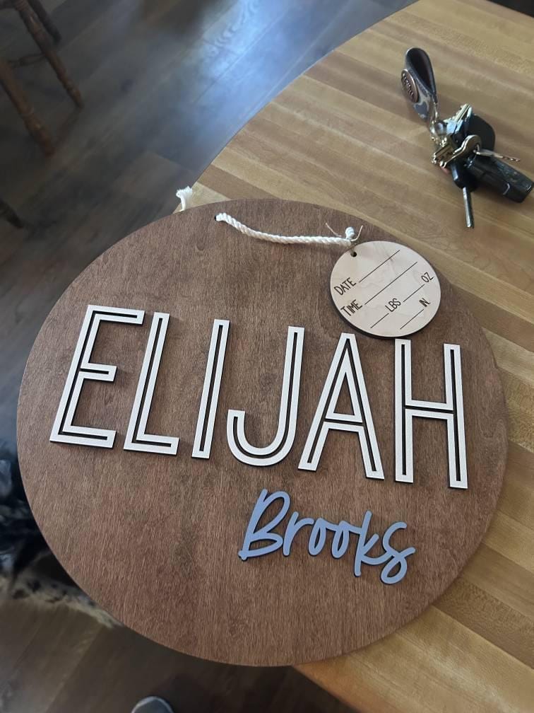 Customer photo review of Hospital Door Hanger - Lucas Blake