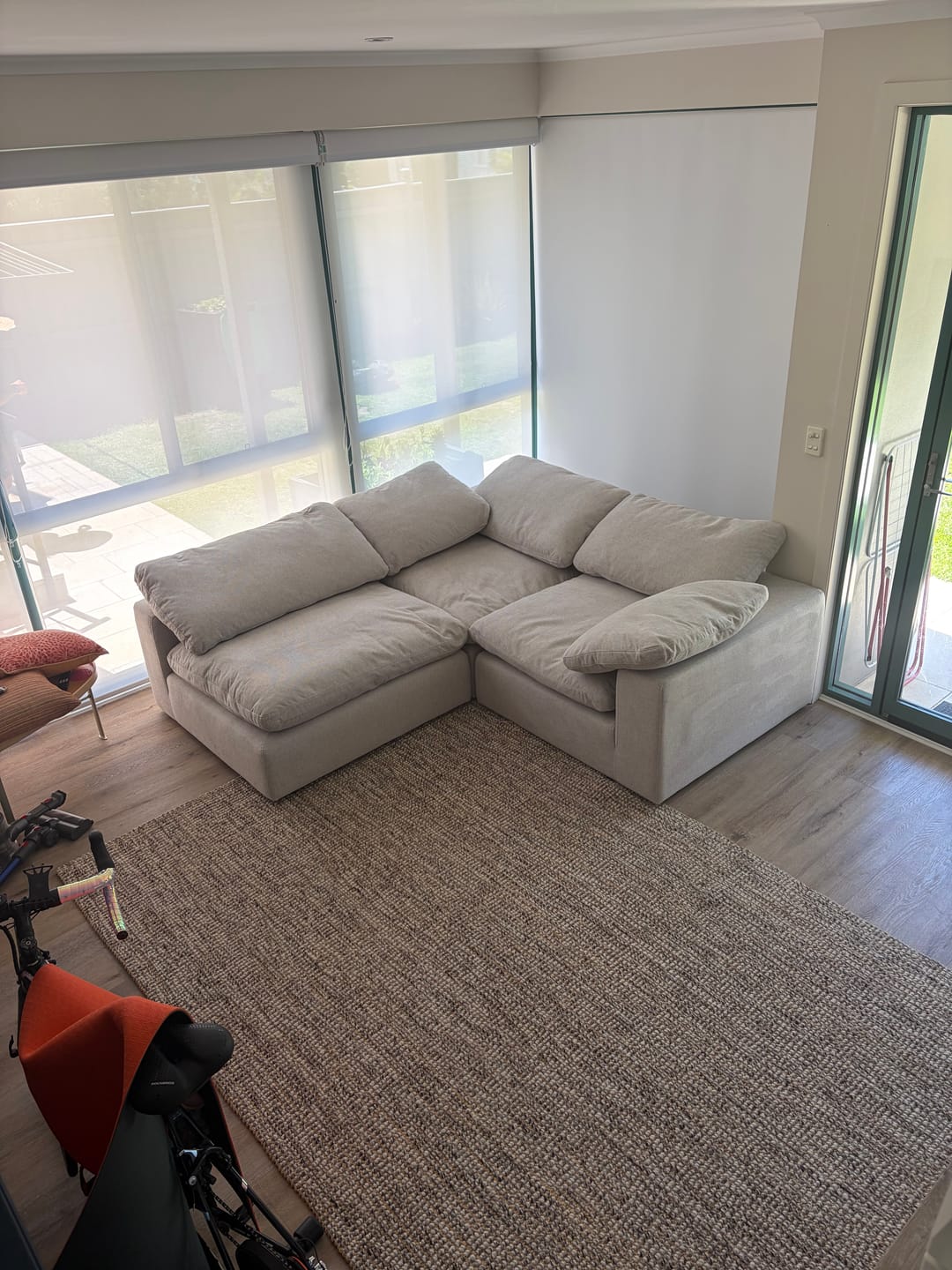 Customer photo review of Cloud Classic Modular | Customizable Corner Sofa Feather Down