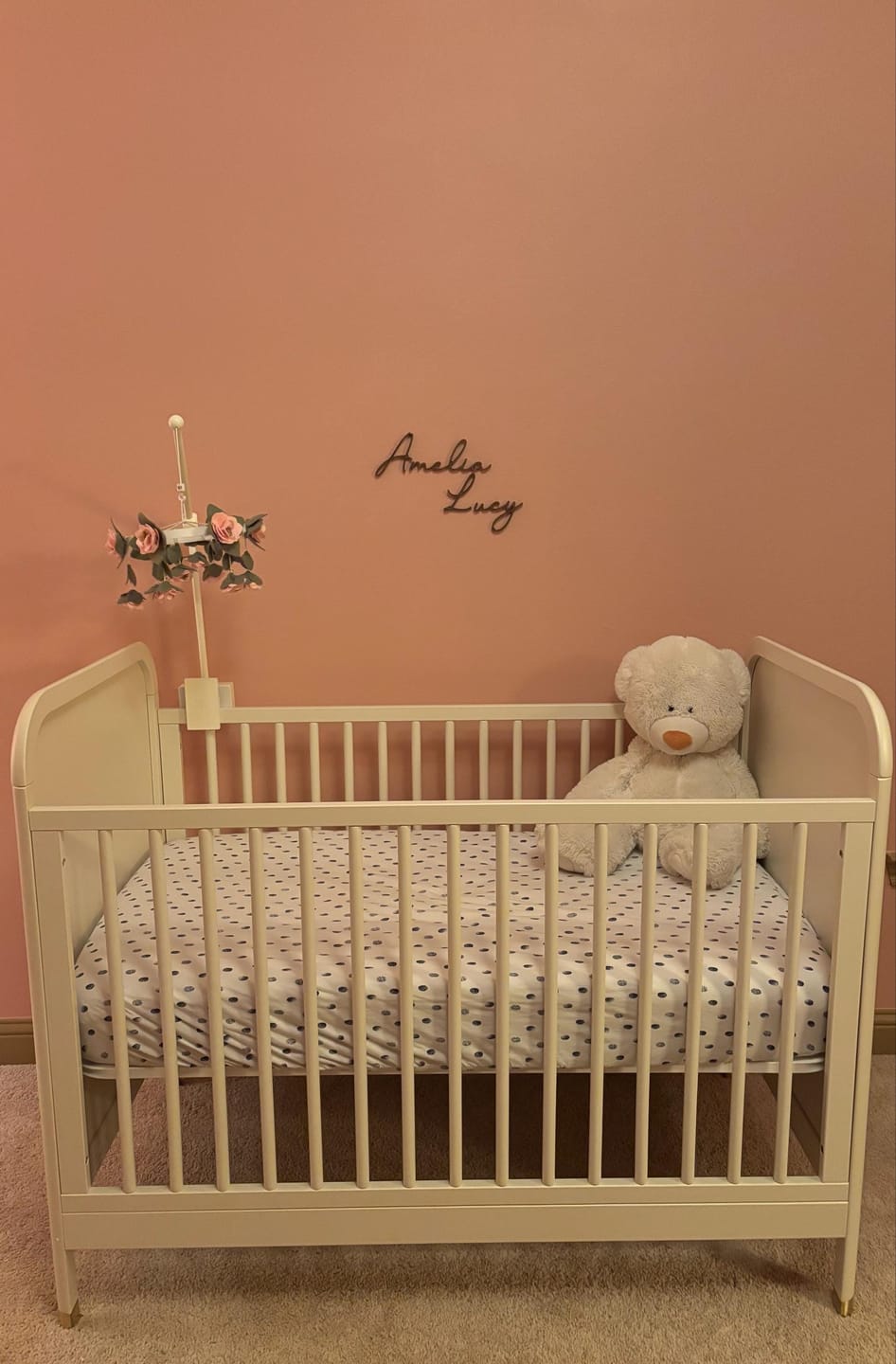 Customer photo review of Wood Name Sign