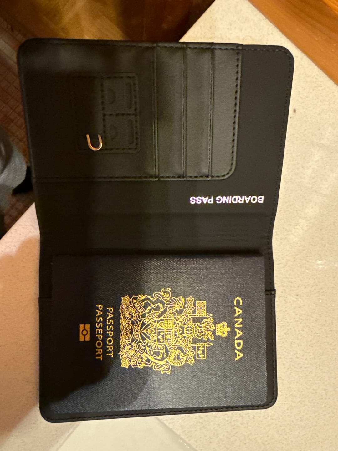 Customer photo review of Trackable Passport Cover