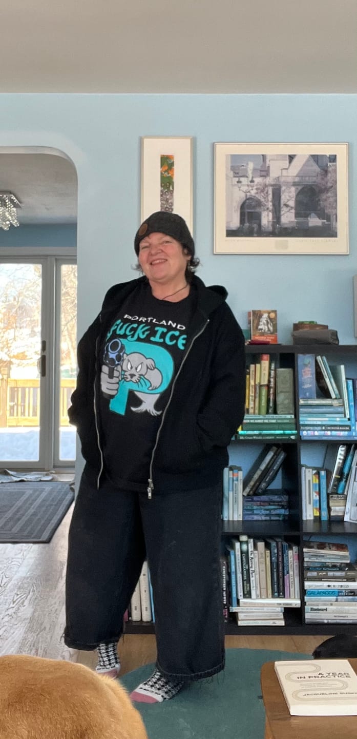 Customer photo review of PREORDER - FUCK ICE (Black)