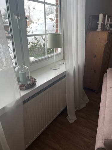 Customer photo review of Aufsatzfensterbank Weiß