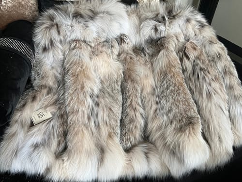 Customer photo review of Josia Canadian Lynx Fur Jacket