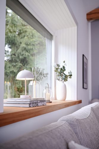 Customer photo review of Aufsatzfensterbank Eiche