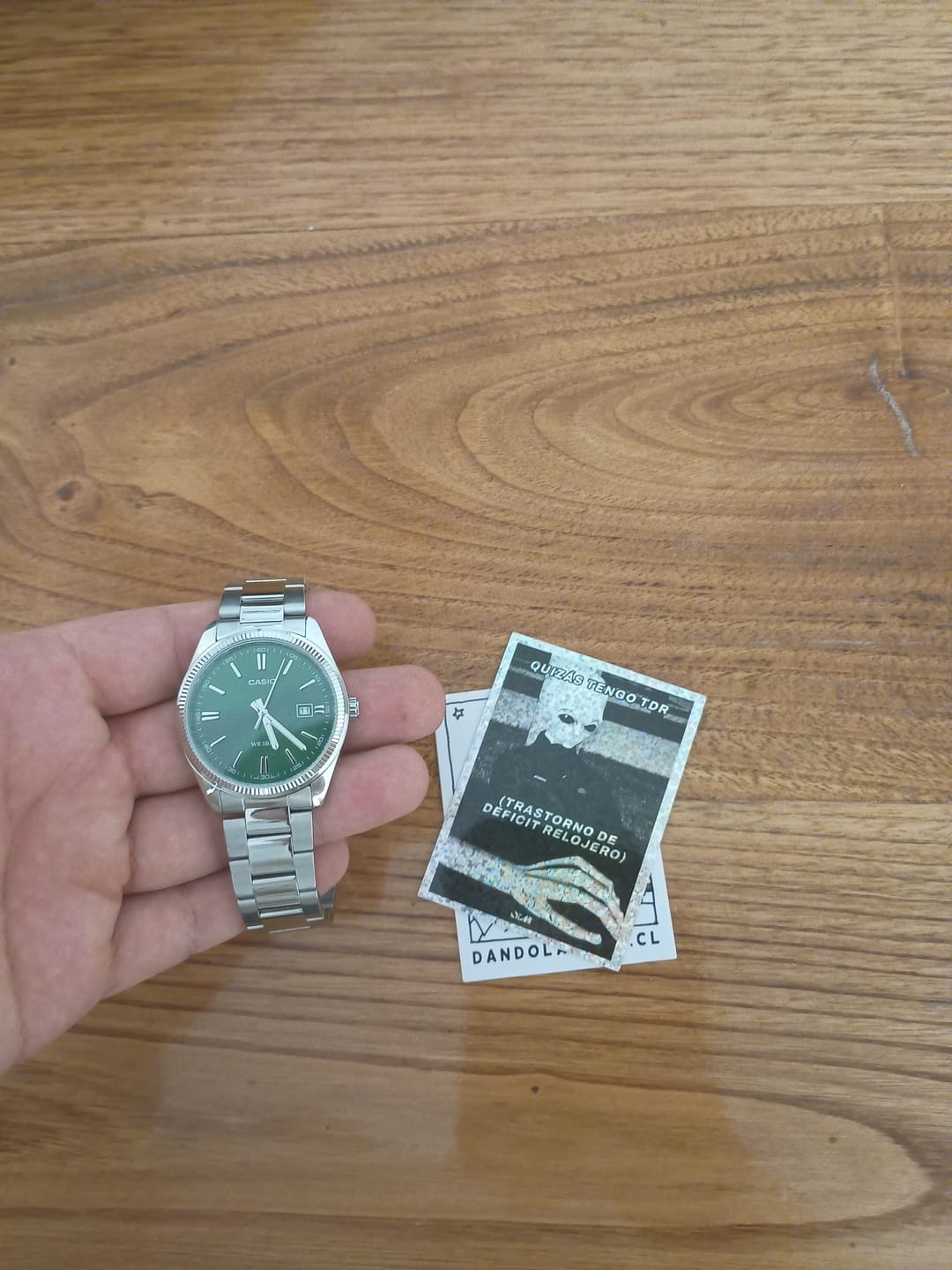 Customer photo review of Reloj Casio Análogo MTP-1302D-3AJF Verde 38,5mm JDM