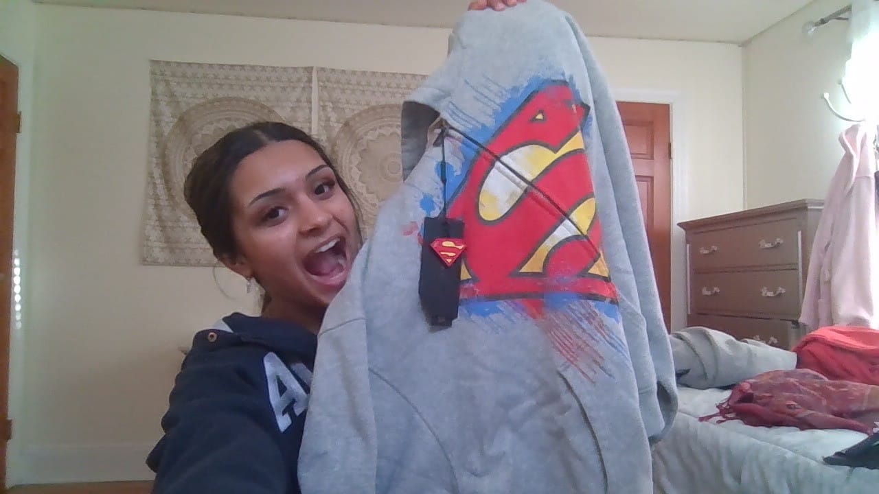 Customer photo review of 5011 - Superman Drip Zip-Ups