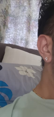 Customer photo review of Leon Studs (Gold)