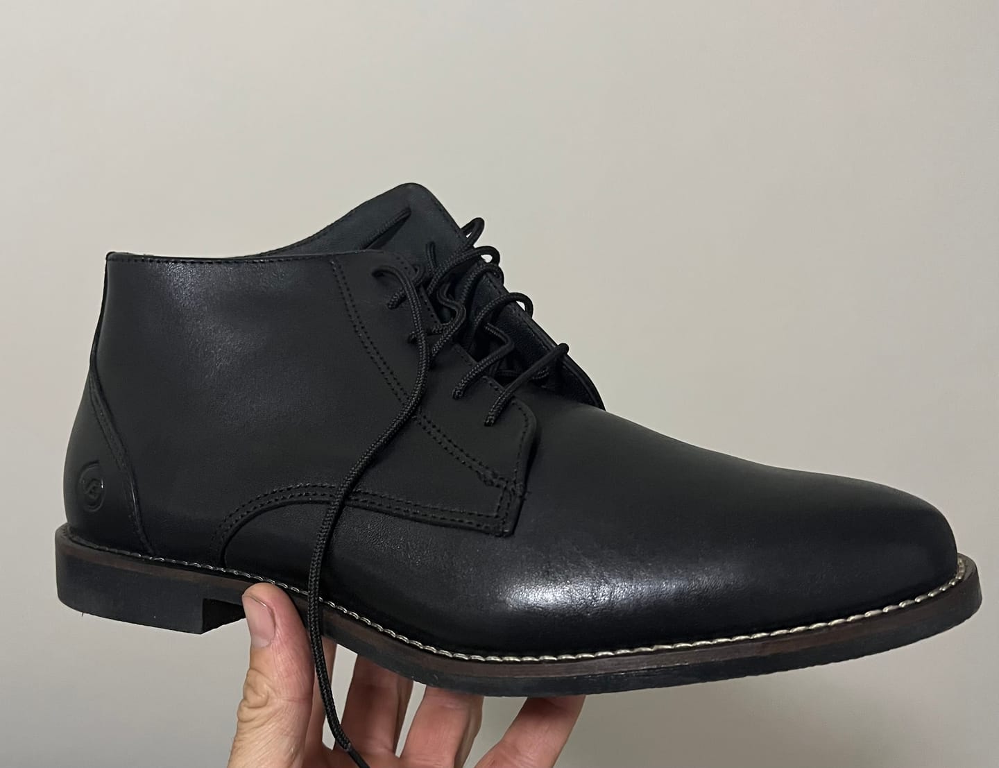 Customer photo review of Crystal Ankle Boot Black