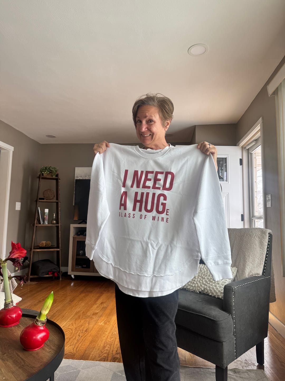Customer photo review of I Need A Hug (Wine)