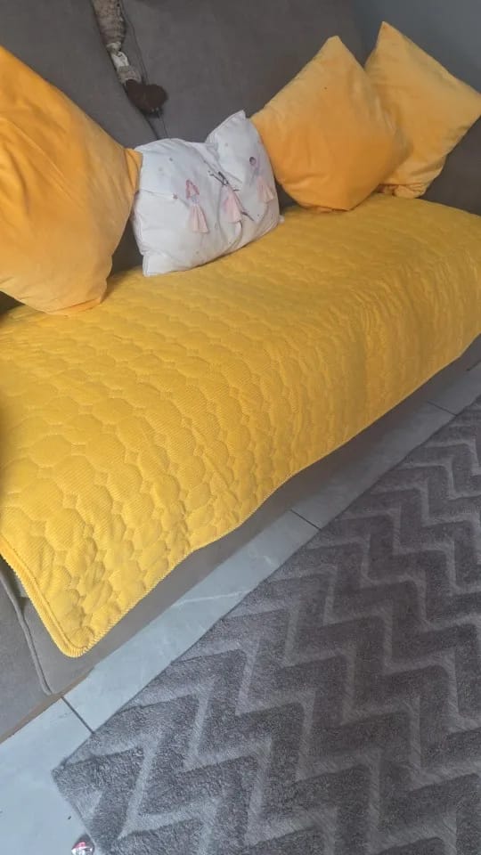 Customer photo review of Housses Protège Canapé - Antidérapant Matelassés - Animaux, Chien & Chat